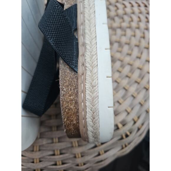 Madden Girl Lorra black espadrille flatform sandal Women’s 8.5 M - Picture 9 of 15